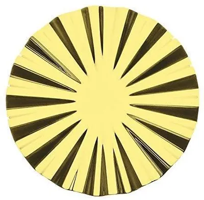 Zdjęcie produktu dla Sambonet Kyma Edelstahl/PVD Gold Untersetzer 12 cm 55259G12