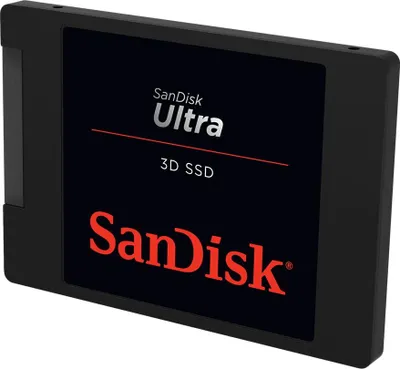Produktbild von SanDisk Ultra 3D, 2 TB, 2.5", 560 MB/s, 6 Gbit/s