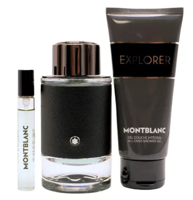 Produktbild von Montblanc Explorer Eau de Parfum Set 100 ml + 7.5 ml + 100 ml Duschgel