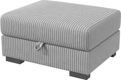Obrázek produktu pro Ottoman, stylový úložný prostor, minimalistický design, šedá