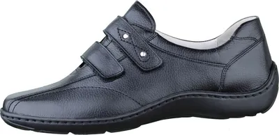 Produktbild von Waldläufer HENNI Klett- Halbschuh, Pigalle, schwarz, Pro- Aktiv Fussbett, Weite H, 496301-172-001 42
