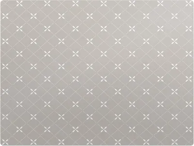 Produktbild von Geometrisches florales Muster – Bodenschutzmatte – Stuhlunterlage 120x90 cm – Rutschfest – Hartbodenmatte