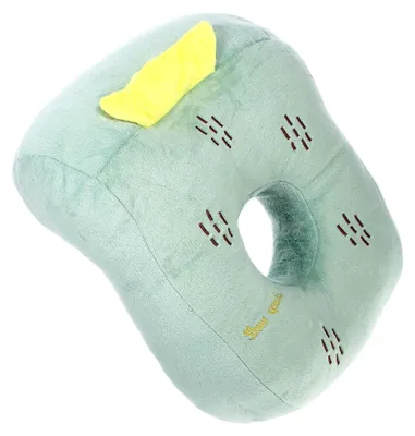 Produktbild von Schlafkissen aus Kristallgewebe für Bauchlage mit abnehmbarem Bezug zur Unterstützung von Nacken und Rücken, ideal für Zuhause und unterwegs