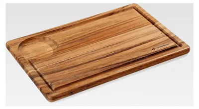 Produktbild von Steakbrett aus Akazie 36 x 23 x 1,5 cm