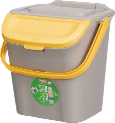 Obrázek produktu pro Odpadkový koš na tříděný odpad,  28 l, žlutý