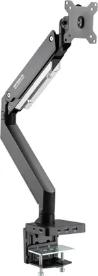 Obrázok produktu pre SpeaKa Professional SP-MM-810 stolný držiak pre jeden monitor 43,2 cm (17) - 88,9 cm (35) integrovaná dokovacia stanica, technológia tlaku plynu, naklápací, otočný (SP-10506476)