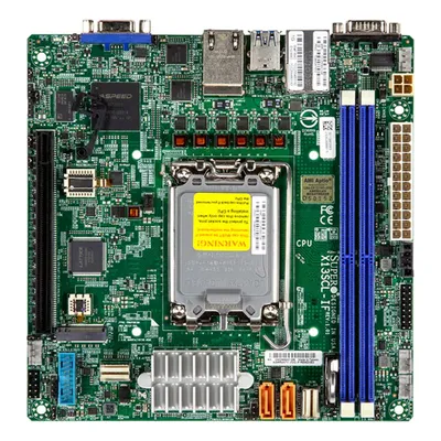 Obrázok produktu pre Supermicro Mainboard X13SCL-IF mini-ITX Sockel 1700 DDR5-only Single - Mainboard - Intel Sockel 1700 (Core i)