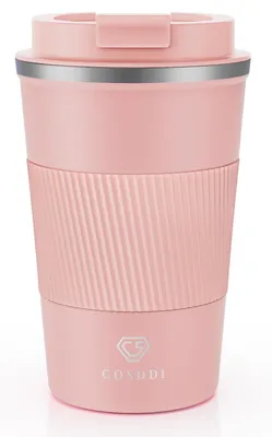 Produktbild von Edelstahl-Thermobehälter 380 ml, auslaufsicherer Reisebecher