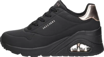Image de Skechers Uno Wedge -Hi Steps Sneakers Laag - Zwart - Maat 38
