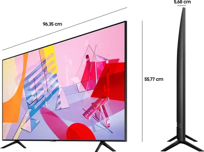 Produktbild von Samsung 4K Ultra HD QLED TV 108 cm (43 Zoll) GQ43Q60TGU Sprachassistenten, Smart-TV, HDR10+