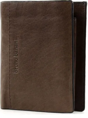 Produktbild von bruno banani Leder Geldbörse Stockholm 7CC and Coin Wallet Brown braun