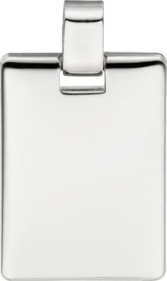 Produktbild von JOBO Anhänger Gravur Gravurplatte eckig 925 Sterling Silber massiv Silberanhänger