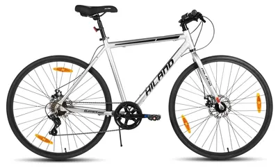 Immagine prodotto di Bicicletta da corsa con telaio in alluminio leggero, 7 velocità, ruote da 28 pollici e freni a disco