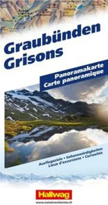 Zdjęcie produktu dla Hallwag Panorama Map Graubünden