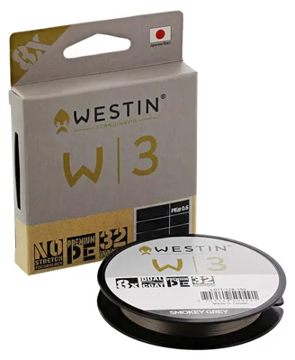 Zdjęcie produktu dla Plecionka Westin W3 8-Braid Smokey Grey 0,08 mm 150 m 3 kg