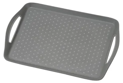 Zdjęcie produktu dla Taca do serwowania Kesper antypoślizgowa szara 45,5x32cm