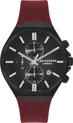 Produktbild von Herrenuhr LEE COOPER LC07854.658 in Rot, ein modisches Geschenk.