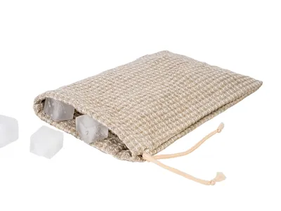 Produktbild von beties Sauna Eisbeutel 100% Leinen-Waffelpique