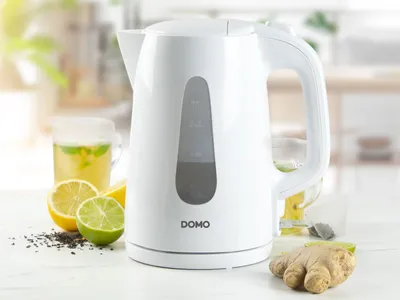 Produktbild von DOMO DO9255WK Wasserkocher schnurlos Weiß (DO9255WK)