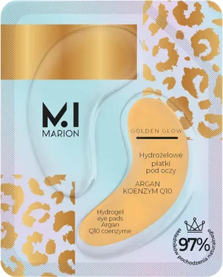Zdjęcie produktu dla Hydrożelowe płatki pod oczy Marion Golden Glow 2 sztuki