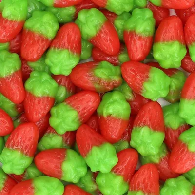 Produktbild von Yummi Yummi Fruchtgummi Mini Erdbeeren 1kg