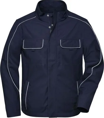 Produktbild von Workwear Softshell Light Jacket - SOLID - navy, Gr. XS