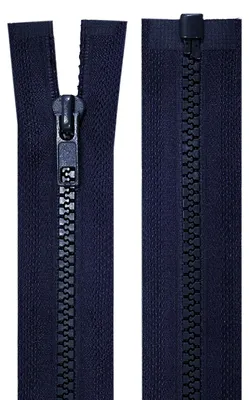 1 Reißverschluss Profil 5mm 50 cm teilbar, Autolock marineblau