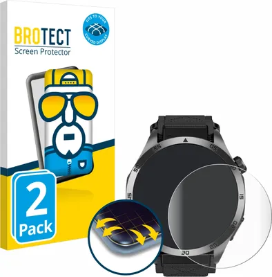 Produktbild von 2x BROTECT Fullscreen Schutzfolie für Knauermann Pro 3 Fan Edition 2025 (rund) Displayschutz Folie Fullcover Klar Transparent
