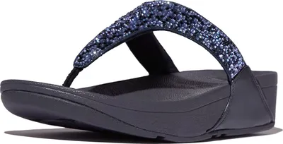 Produktbild von FITFLOP FitFlop Lulu Crystal-Mix Toe-Post Sandals BLAU 42