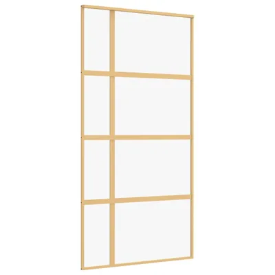 Immagine prodotto di Porta Scorrevole Oro 102,5x205 Vetro Trasparente ESG Alluminio