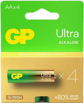 Obrázok produktu pre GP AA Ultra alkalická (LR6) - 4 ks