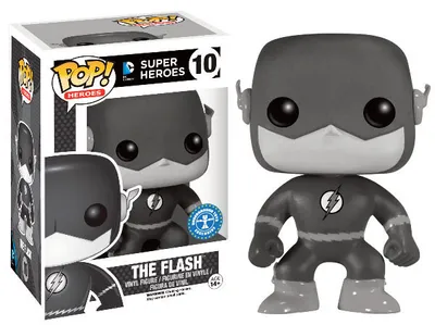 Image de Funko DC Comics The Flash POP! Figurine exclusive en noir et blanc