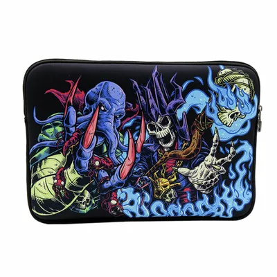 Produktbild von Dragons & Dungeons Black Light Laptop-Tasche