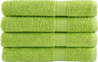 Obrázek produktu pro Premium ručníky SOLUND 4 jablkově zelené 80x200cm 600 g/m²