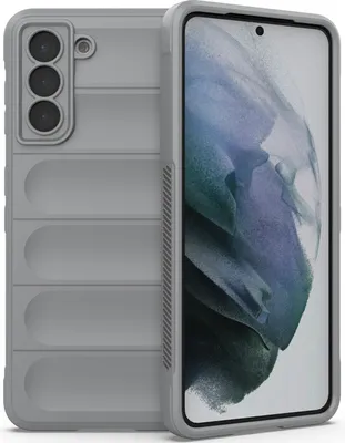 Produktbild von Samsung S21 5G Hülle, Weich TPU Silikon Stossfest Anti-rutsch Schutzhülle für Samsung Galaxy S21 5G Grau