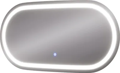 Produktbild von Badezimmerspiegel Vicco Miral Glas 100 x 50 cm mit Frontlight Beleuchtung, Model 55487