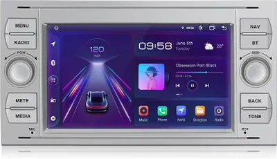 Immagine prodotto di 7 "HD Navi Car Radio GPS Bluetooth per Ford Focus Mondeo Galaxy Fusion 1+32G 4Core 2din