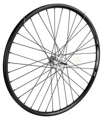 Produktbild von Hinterrad 28 Zoll 622 Schwarz Black Speichen 3V Rollerbrake