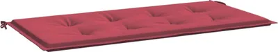 Obrázek produktu pro Poduška na zahradní lavici vínová 120x50x4 cm oxfordská látka