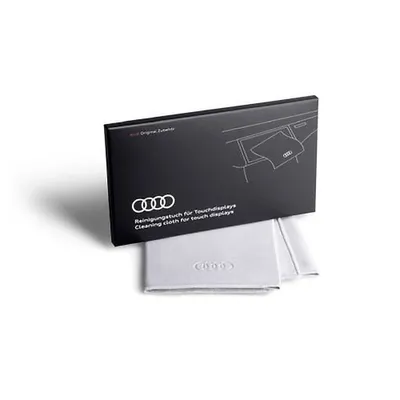 Zdjęcie produktu dla Audi 80A096325 Ściereczka do czyszczenia ekranów dotykowych, srebrna, 30 x 30 cm
