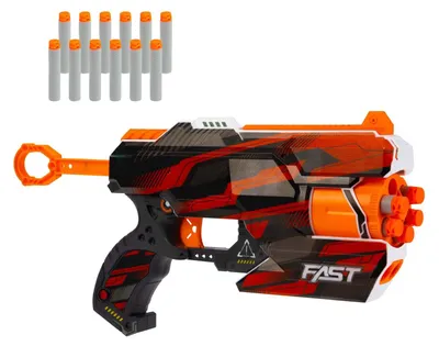 Produktbild von Toi-Toys 32087A Foam Strike Fast M Spielzeugpistole Blaster ab 6 Jahren mit Schaumstoffpfeilen