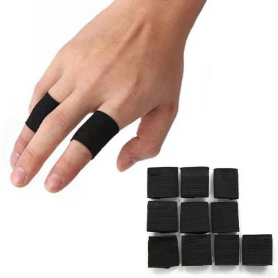 Produktbild von 10 Stücke Dehnbar Finger Schutz Hülse Unterstützung Arthritis Sport Hilfe Schutz Band