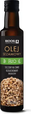 OLEJ SEZAMOWY TŁOCZONY NA ZIMNO BIO 250 ml - BIOOIL