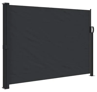 Image de vidaXL Store latéral extensible noir 140x600 cm