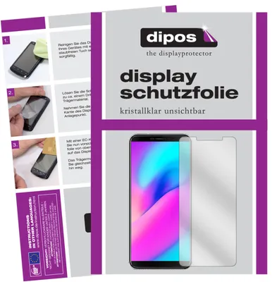 Produktbild von 6x Schutzfolie für Cubot J3 klar Displayschutzfolie Folie Display Schutz dipos