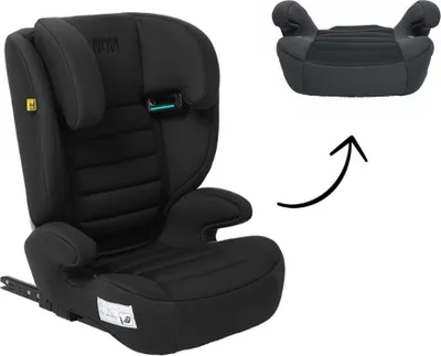 Produktbild von Novi James i-Size Autositz R129 – Isofix – 100–150 cm – abnehmbare Rückenlehne - Schwarz