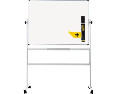 Produktbild von Whiteboard mobil magnetisch lackiert 150x120 cm