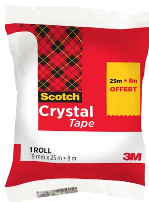 Produktbild von 3M Klebende Schutzfolie Transparent 19 mm × 25 m – 1 Stück