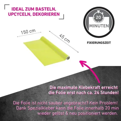 Produktbild von Klebefolie Lindgrün - 45x150cm