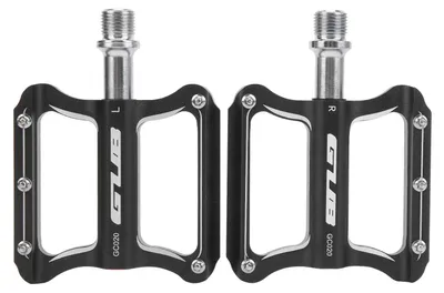 Produktbild von GUB GC020, 2 Stück Mountainbike-Pedale, DU-Lager, Aluminiumlegierung, Fahrrad-Plattformpedale, flache Pedale